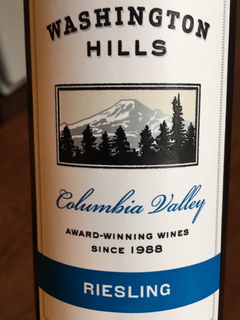 Washington Hills - Riesling - 2013