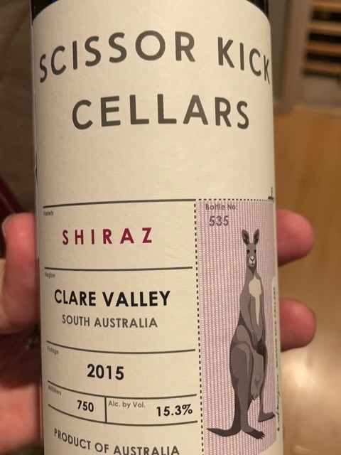 Scissor Kick Cellars - Shiraz - 2015