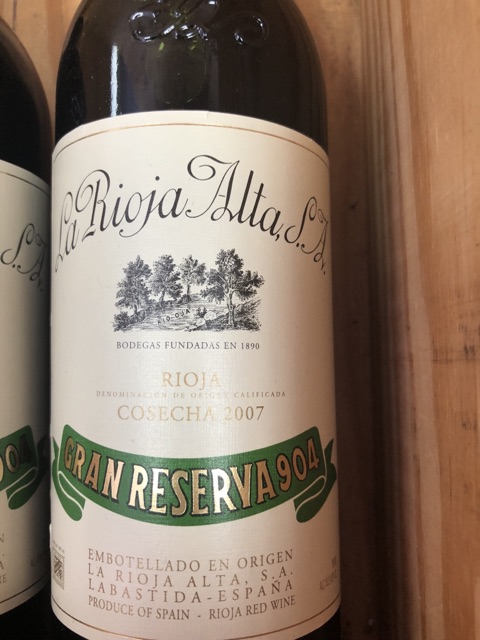 La Rioja Alta - Rioja Gran Reserva 904 - 2007