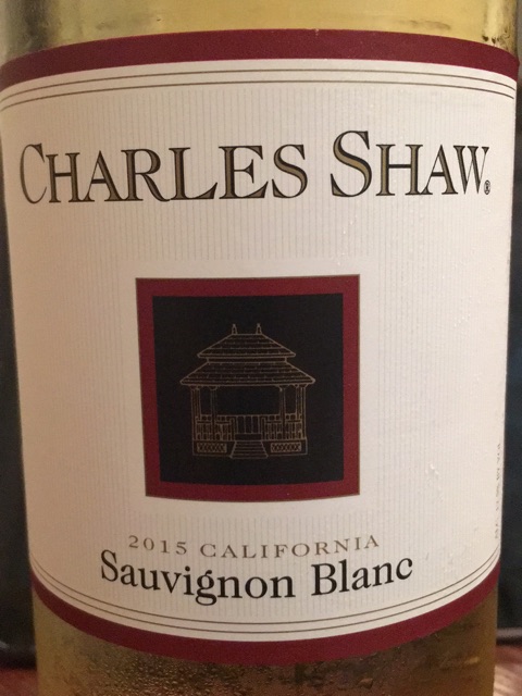 Charles Shaw - Sauvignon Blanc - 2015
