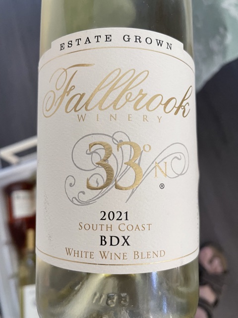 Fallbrook - 33°N BDX White Blend - 2021