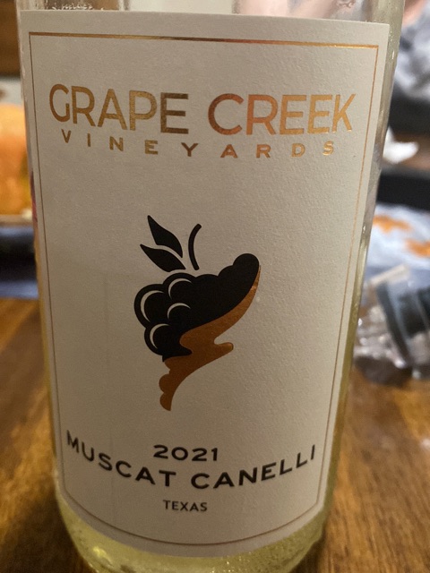 Grape Creek Vineyards - Muscat Canelli - 2021