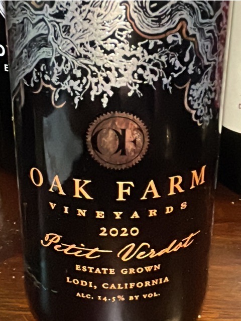 Oak Farm - Petit Verdot - 2020