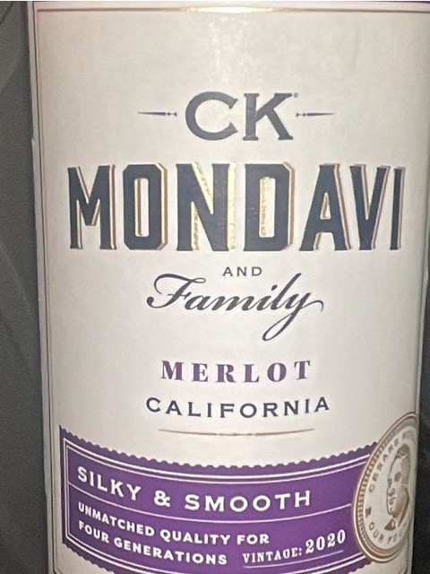 CK Mondavi - Merlot - 2020