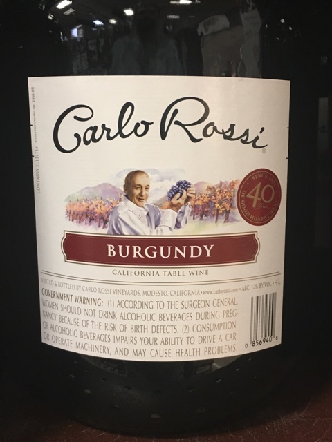 Carlo Rossi - Burgundy - N.V.