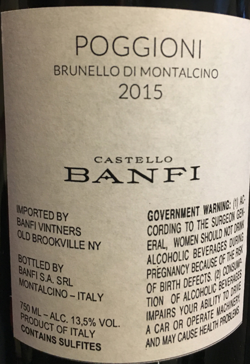 Poggioni - Single Vineyard Sangiovese of Brunello