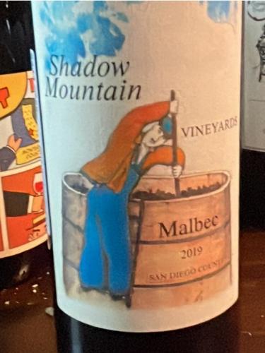 Shadow Mountain Vineyards - Malbec - 2019