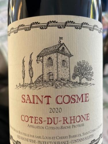 Château de Saint Cosme - Saint Cosme Côtes du Rhône - 2020