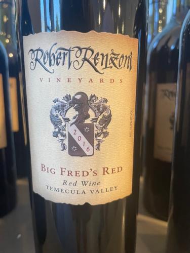 Robert Renzoni - Big Fred's Red - 2014