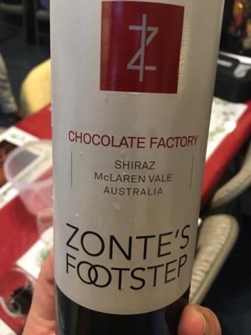 Zonte's Footstep - Chocolate Factory McLaren Vale Shiraz - 2013