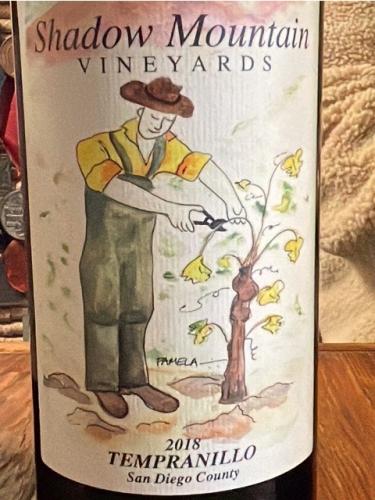 Shadow Mountain Vineyards - Tempranillo - 2018