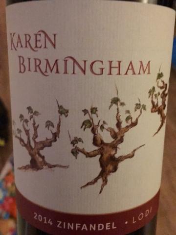 Karen Birmingham - Zinfandel - 2014