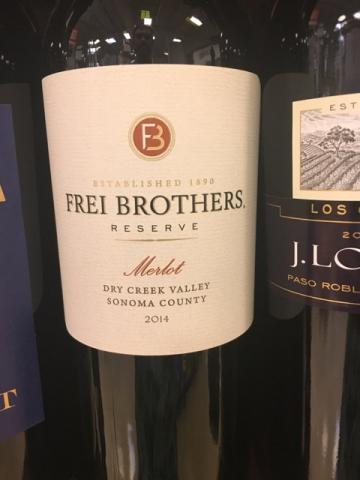 Frei Brothers - Merlot - 2014