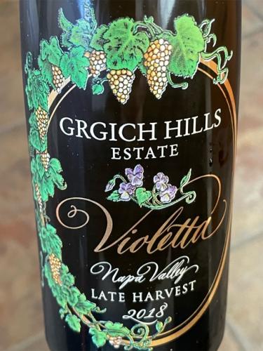 Grgich Hills - Violetta Late Harvest - 2018