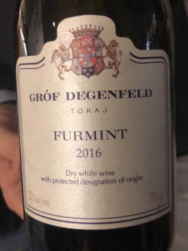 Gróf Degenfeld - Tokaji Furmint - 2016
