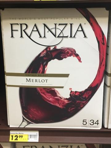 Franzia - Vintner Select Merlot - 2012
