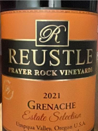 Reustle - Estate Cuvée Grenache - 2021