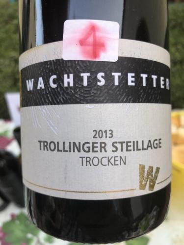 Wachtstetter - Trollinger Steillage Trocken - 2013