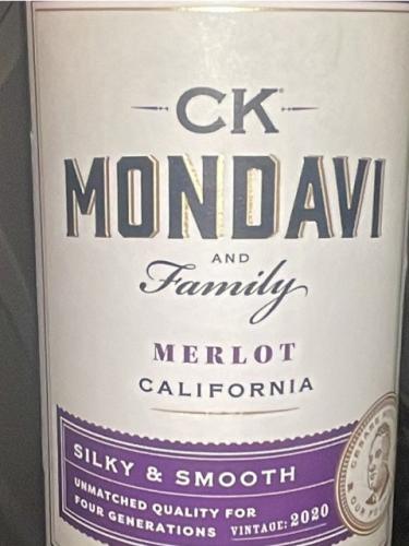 CK Mondavi - Merlot - 2020