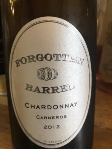 Forgotten Barrel - Barrel Chardonnay - 2012