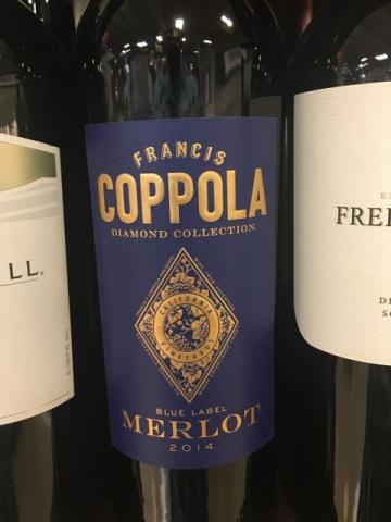 Francis Ford Coppola - Diamond Collection Blue Label Merlot - 2014