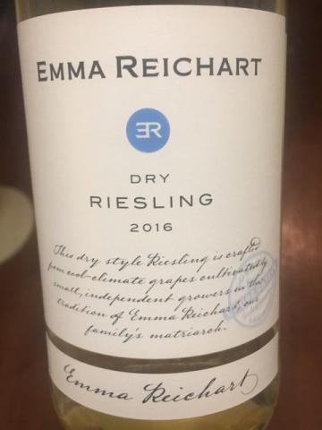 Emma Reichart - Riesling Dry - 2016