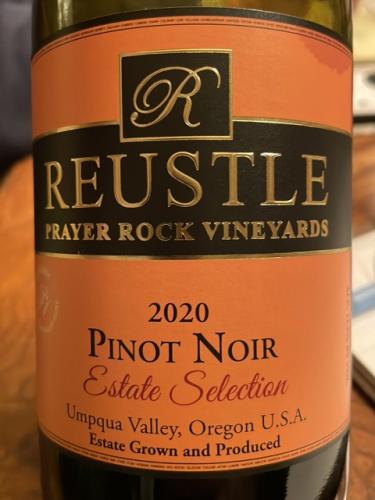 Reustle - Estate Selection Pinot Noir - 2020