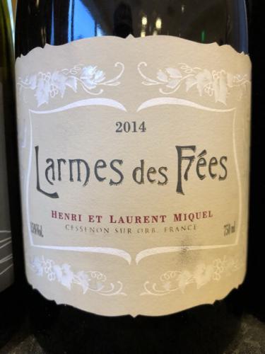 Laurent Miquel - Larmes des Fées - 2014