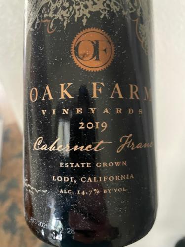 Oak Farm - Estate Grown Cabernet Franc - 2019