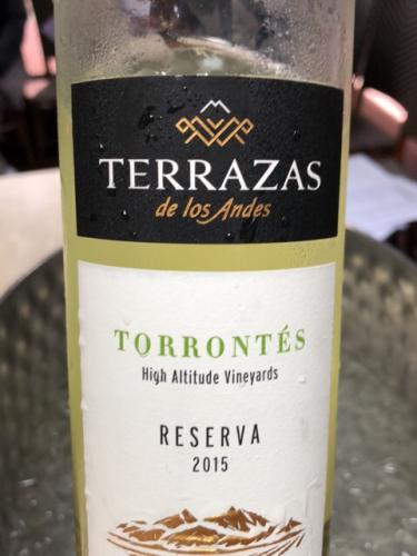 Terrazas de los Andes - Reserva Torrontés - 2015