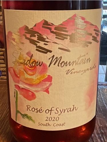 Shadow Mountain Vineyards - Rosé of Syrah - 2020