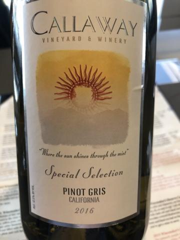 Callaway - Special Selection Pinot Gris - 2016