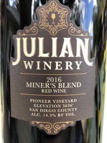 Julian Winery - Syarh - 2016