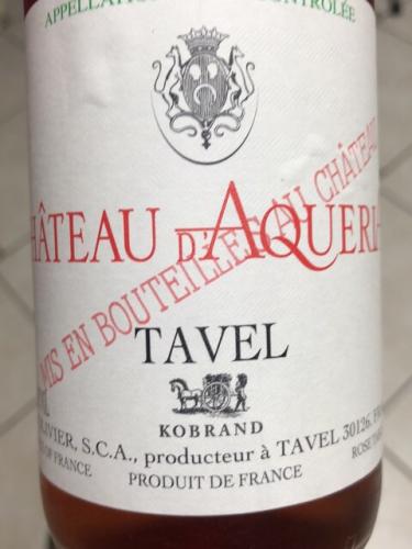 Château d'Aqueria - Tavel Rosé - 2015