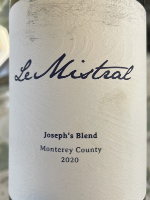 Le Mistral - Single Vineyard Joseph's Blend - 2020